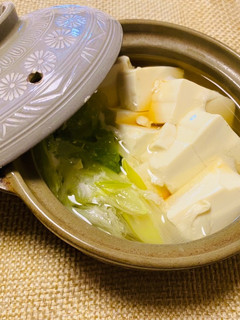 簡素な湯豆腐-レシピのメイン写真