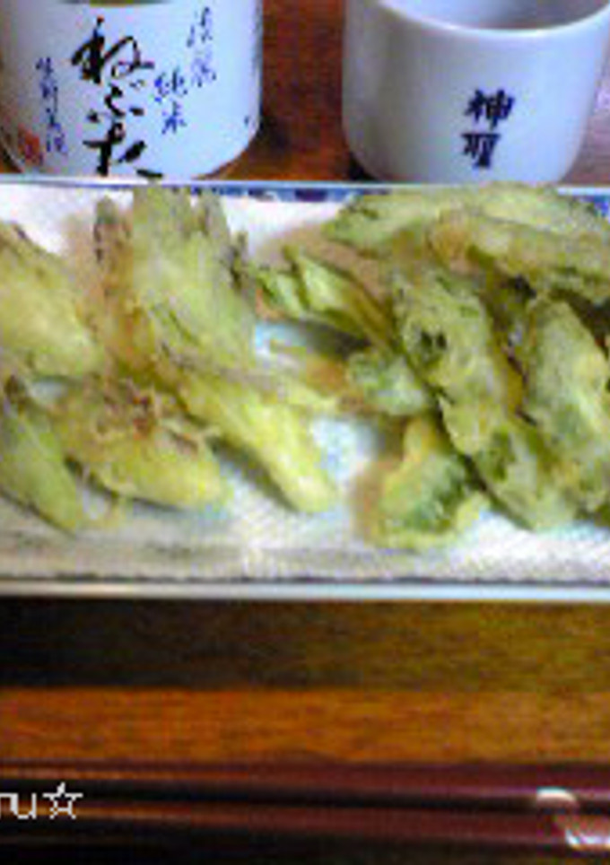 みょうがとにがうりの天ぷら-レシピのメイン写真