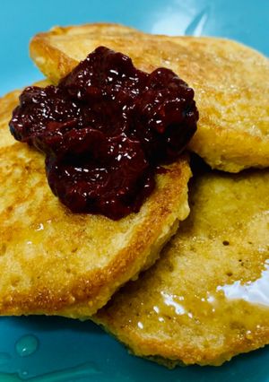 イギリスのオートミールのホットケーキ-レシピのメイン写真