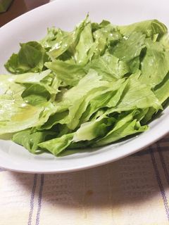 レタスだけ!美味しいレタスサラダ♪-レシピのメイン写真