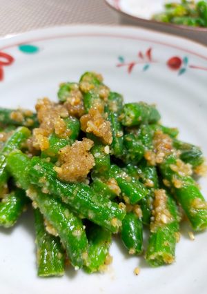かんたん10分！砂糖不使用「インゲンの胡麻和え」-レシピのメイン写真