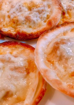 餃子の皮でパリッパリ!! てりやきピザ♥-レシピのメイン写真