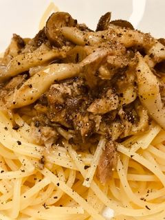 アンチョビ風!?サバ缶パスタ!-レシピのメイン写真