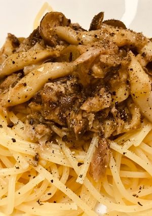アンチョビ風！？サバ缶パスタ！-レシピのメイン写真