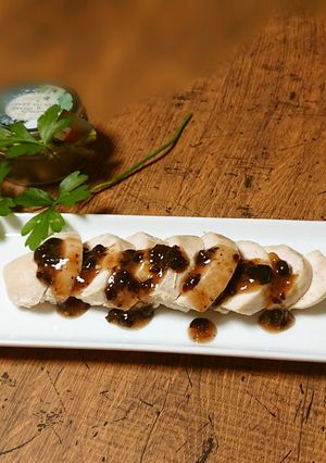 蒸しどり フルーツソース添え♬-レシピのメイン写真