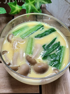 簡単★レンジで作る★江戸菜の茶碗蒸し-レシピのメイン写真
