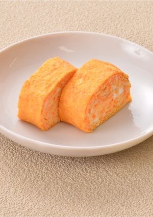 にんじんと豆腐入り卵焼き-レシピのメイン写真