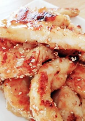 超簡単!しっとり柔らかなササミの照り焼き-レシピのメイン写真