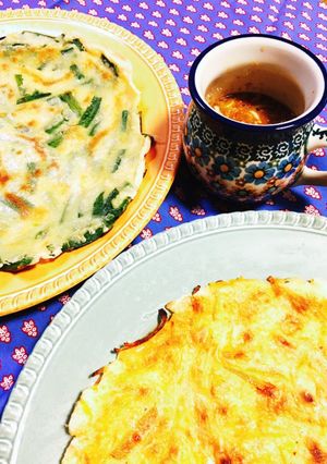 すぐ出来る!にんじんとニラ2種チヂミ♪-レシピのメイン写真