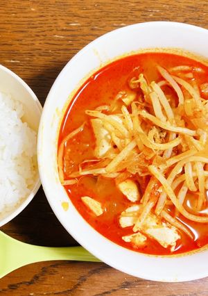 超簡単！ランチ1位のスンドゥブチゲ-レシピのメイン写真