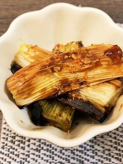 焼きネギ(焼肉のタレ味)-レシピのメイン写真