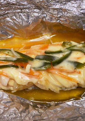 鮭の包み焼き（アルミホイル）-レシピのメイン写真