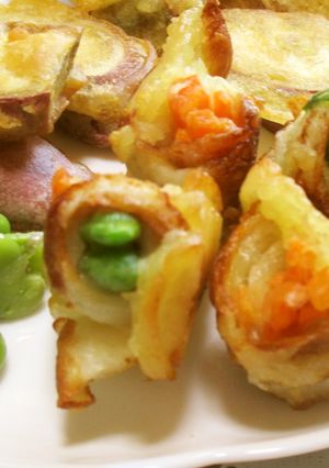 おつまみ、おやつ、おかずになる野菜巻竹輪-レシピのメイン写真