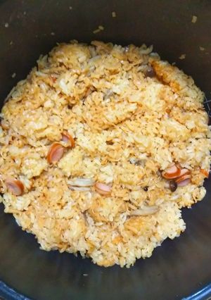 チキンラーメン炊込みご飯 簡単 炊飯器-レシピのメイン写真