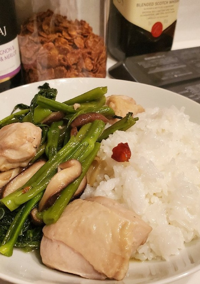 空芯菜の炒め物2　あっさり鶏ガラ仕上げ-レシピのメイン写真