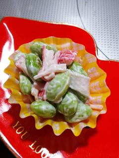 カニかまと枝豆サラダ-レシピのメイン写真