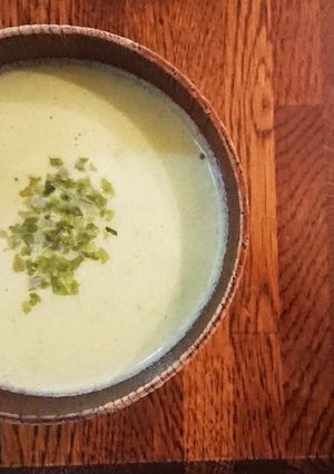 ピーマンの味噌クリームスープ-レシピのメイン写真