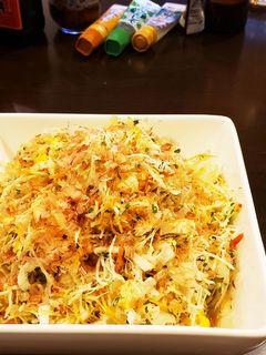 お好み焼き風サラダ-レシピのメイン写真