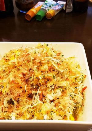 お好み焼き風サラダ-レシピのメイン写真