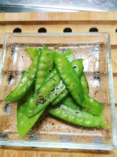 スナップえんどうの黒こしょう合え♪♪-レシピのメイン写真