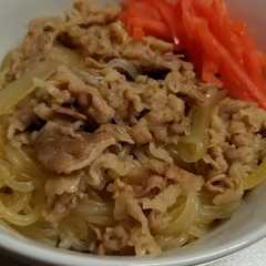牛丼　ダシダが決め手　-レシピのメイン写真