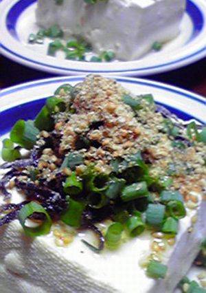 豆腐☆塩昆布☆ゴマ胡麻ネギやっこ♪-レシピのメイン写真