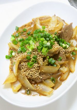 豚レバーと玉ねぎのとにかく簡単蒸し煮込み-レシピのメイン写真