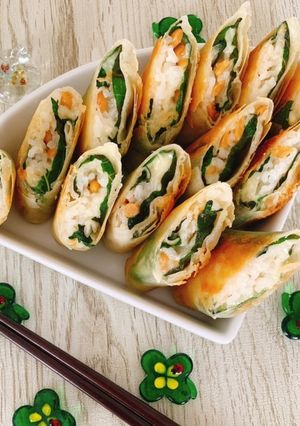 冷やご飯で納豆大葉チーズ春巻き-レシピのメイン写真