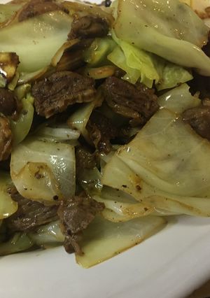 中洲川端で食べた博多鉄板焼肉(豚)-レシピのメイン写真