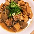 こんにゃく厚揚のモツ煮込み