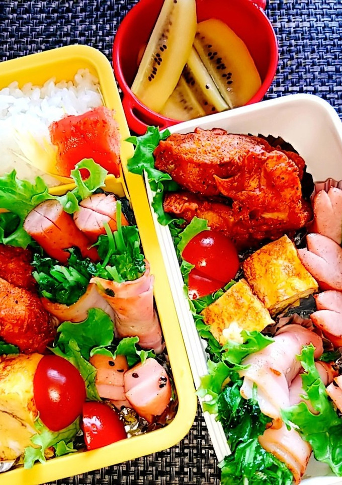 息子と娘のお弁当'20.5.29-レシピのメイン写真