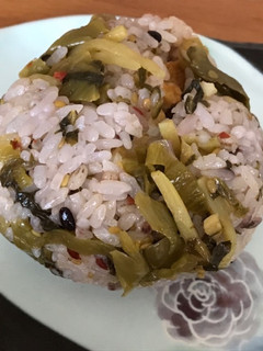 朝ごはん♡弁当♡高菜&卵焼きおにぎり-レシピのメイン写真