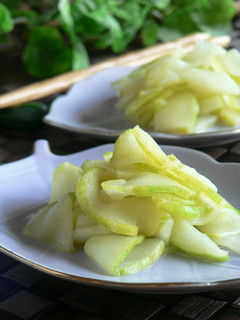 …白うりの辛子昆布茶和え…-レシピのメイン写真