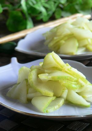…白うりの辛子昆布茶和え…-レシピのメイン写真