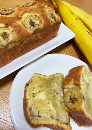 たっぷりバナナのケーキ❁-レシピのメイン写真