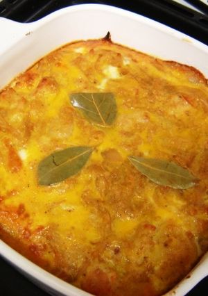 カレープディング(鶏のBobotie）-レシピのメイン写真