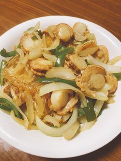 ホタテのチャプチェ-レシピのメイン写真