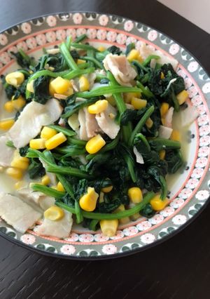 ほうれん草とベーコンのソテー-レシピのメイン写真