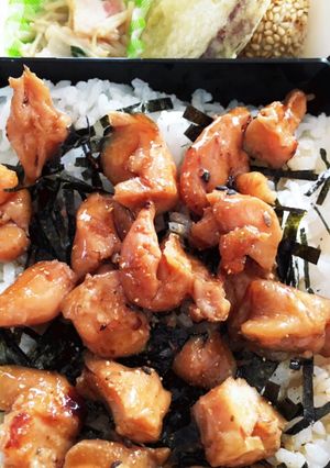 焼き鳥丼弁当20200529-レシピのメイン写真