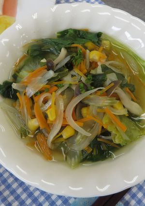 野菜たっぷり食べるスープ-レシピのメイン写真
