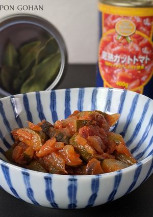 トマト缶のラタトゥイユ【常備菜】-レシピのメイン写真