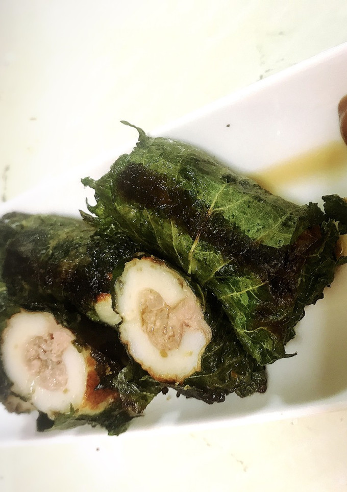 大葉とちくわのはさみ焼き-レシピのメイン写真