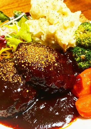 ふっくら柔らかい煮込ハンバーグ-レシピのメイン写真