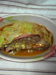 キャベツとひき肉の重ね煮-レシピのメイン写真
