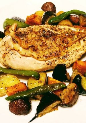 超簡単❗鶏胸肉のジューシートースター焼き-レシピのメイン写真
