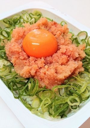 パックご飯で作る「めんたまご飯」-レシピのメイン写真