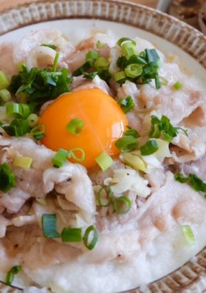 塩だれでさっぱり♪豚バラとろろ丼-レシピのメイン写真