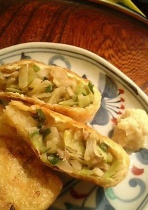 残った餃子の具でお座布焼き-レシピのメイン写真