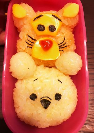 43キャラ弁 プーさん&ティガー-レシピのメイン写真