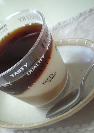 かわいい♪３層コーヒーゼリー-レシピのメイン写真